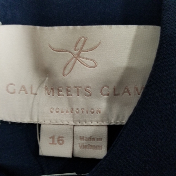 Gal Meets Glam Blue Celeste Plus Size Mini Dress - Picture 14 of 15
